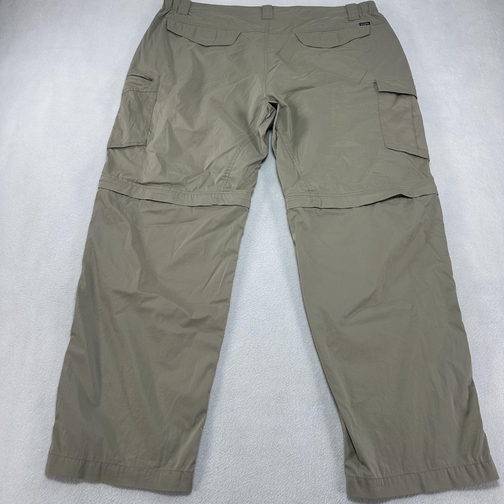 CQR‎ Pants Mens 40x30 Tan Convertible Zip Off Cargo Hiking Outdoors Travel - Picture 8 of 13